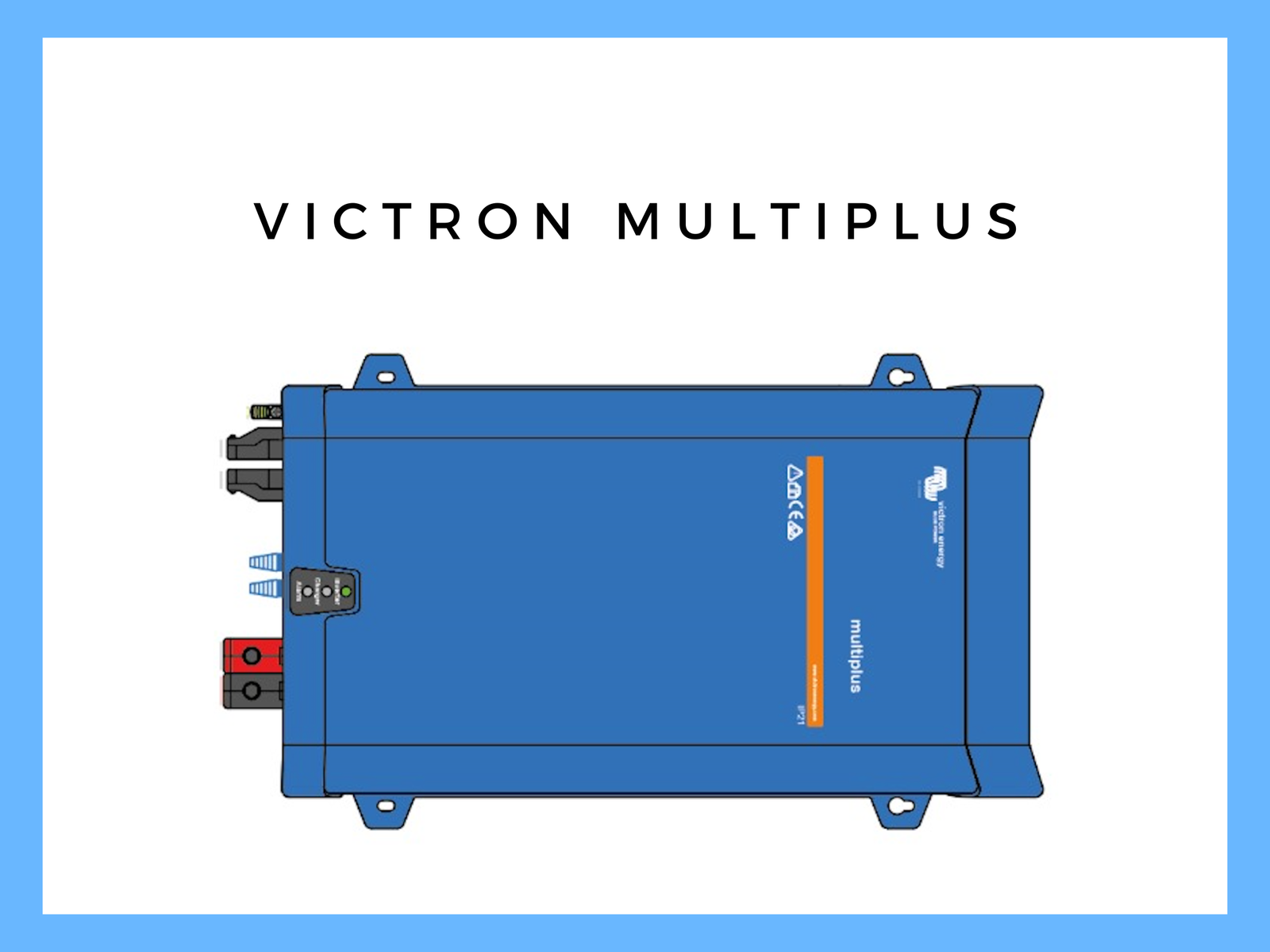 Victron MultiPlus Aansluiten Camper Elektra Schema 55 OFF